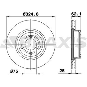 Resim ON FREN DISKI BMW X3 E83 325mm 