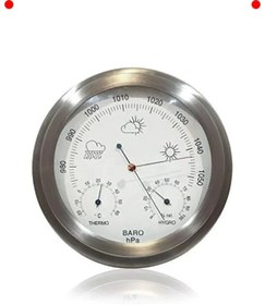 Resim Genel Markalar Büyük Beyaz Mekanik Barometre - Hava Durumu Takibi 
