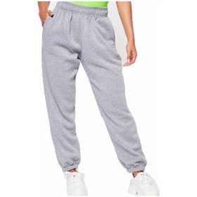 Resim Bluu Mevsimlik Kumaş Elastik Bel Joggers Pantolon Eşofman Altı (528826409) Gri 