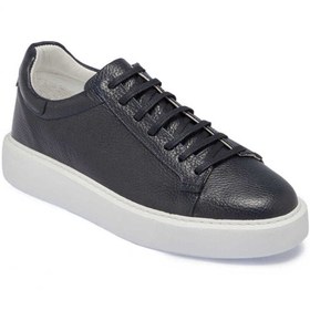 Resim Lacivert Deri Erkek Sneaker - E24I1AY56697-A38 