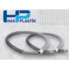 Resim Has plastik Körüklü Tahliye Hortumu 3 Metre 