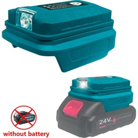 Resim 1 adet, MT Makita 21V/18V Pil DIY Güç Aracı Kutusu Mod Fiş Aksesuarları Kiti Elektrikli Uzatma Kablosu, 1 USB ve 1 TYPE-C Şarj Cihazı, Lityum Pil Güçlü, Ev Yenileme Araçları 