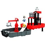 Resim Harika Kanatlar Çantalı Süper Garaj Set Kırmızı 