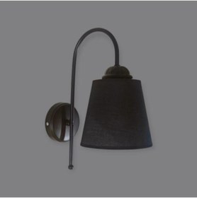 Resim DEDE BASTON KOL SİYAH STATİK BOYALI APLİK SİYAH ŞAPKALI AŞAĞI BAKAN 