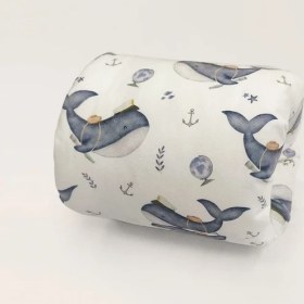 Resim Elmpaly Emzirme Yastığı Balina Desen Taşınabilir Hafif Orta Yumuşaklık 