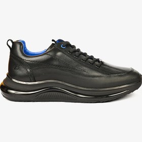 Resim Greyder 16491 Erkek Siyah Hakiki Deri Sneaker Ayakkabı 