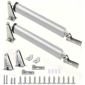 Resim Willowhaven 2 Adet Rüzgara Dayanıklı Ayarlanabilir Hız Polisajlı Metal Kapı Kapatma Pimi Uzaktan Kumandalı 