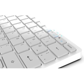 Resim Inca IBK-565BT Bluetooth 5.0 Şarj Edilebilir Akıllı Gümüş Klavye 