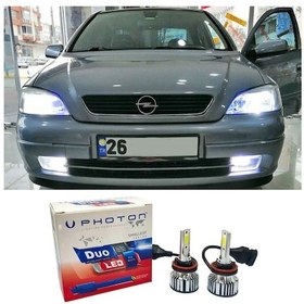 Resim Opel Astra G Led Xenon Kısa Far Ampulü H7 Duo Yeni Seri Beyaz 1998-2004 