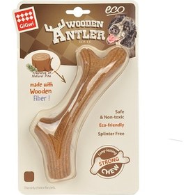 Resim Gigwi L 22 CM Doğal Ağaç Köpek Diş Kaşıma Oyuncağı 