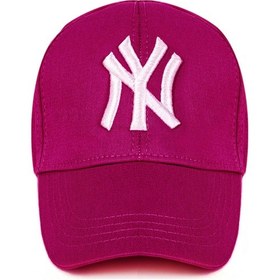 Resim Unisex 2'li Set Bej ve Bordo Renk Ny New York Beyzbol Şapka - Unisex Bej - Bordo 