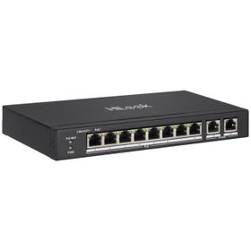 Resim HILOOK NS-0310P-60B, 10Port, Megabit, 8 Port PoE, 60W, +2 Port Gigabit Uplink, Long Range 250Metre, Yönetilemez, Masaüstü Switch HILOOK NS-0310P-60(B), 10Port, Megabit, 8 Port PoE, 60W, +2 Port Gigabit Uplink, Long Range 250Metre...