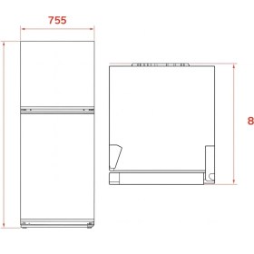 Resim Teka Rtf 54760 Wh 75 cm 535 Lt Beyaz No Frost Solo Buzdolabı 