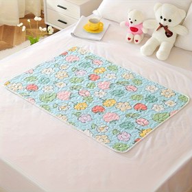 Resim Kadınlar İçin Yüksek Emiciliğe Sahip Adet Pedleri - Tekrar Kullanılabilir, Pastel Çiçek Desenli (Pembe, Yeşil, Mavi, Sarı, Beyaz, Bej) - Regl Dönemi, Evcil Hayvan Eğitimi İçin - Hijyenik ve Ekonomik, Tek Kullanımlık Pedlere Alternatif, Çözüm, Eğlenceli Estetik, Yumuşak Doku, Emici Mat, Yaşlı Bakımı 