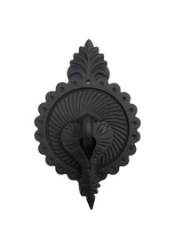 Resim 14x21 Cm Dekoratif Demir Döküm Kapı Zili/kapı Tokmağı 