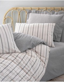 Resim Cotton Box Natureforce Nevresim Takımı Unus Gri Tek Kişilik 