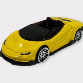 Resim Metal Mini Arabalar 8 cm - Sarı - 2 (Lisinya) 