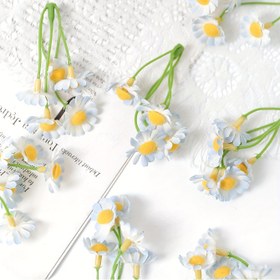 Resim 21 Parça Simülasyon Çiçek Beş Şube Mini Küçük Çobanpüsküllü Çiçek Başı DIY El Yapımı Çelenk Malzemeleri, Mevsimsel Dekor,Tatil El Sanatları,Bayram Çelengi Tasarımı,Dekoratif Çiçek Sapları,Dayanıklı Çiçek Parçaları,Çelenk Yapım Malzemeleri,Çiçek Yapım Seti,El Sanatları Tutkunu 