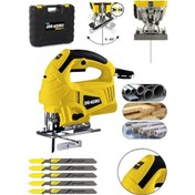 Resim Dragro DRG-4000DKPJ 5 Uçlu 4000 W Lazerli Profesyonel Devir Ayarlı Dekupaj Testere Sarı Çantalı 