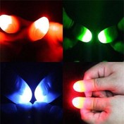 Resim Led Işıklı Renkli Sihirli Parmak Şaka 