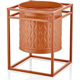 Resim The Mia Prizma Vazo & Saksı Terracota 45x35x35 Cm 