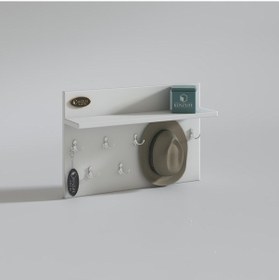 Resim Kenzlife elbise askılığı akasya byz vestiyer portmanto askı askılık Beyaz 