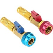 Resim Geeksen R134a R12 Vana Çekirdeği Hızlı Çıkarma Takma Aleti, 2 Paket Ayarlanabilir 