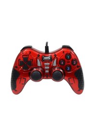 Resim JWIN USB-1245 PC Gamepad Bilgisayar Oyun Kolu - Kırmızı 