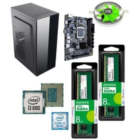 Resim EFS EFSOFFICE0005-1 i3-6100 16 GB 256 GB SSD Free Dos Masaüstü Bilgisayar 