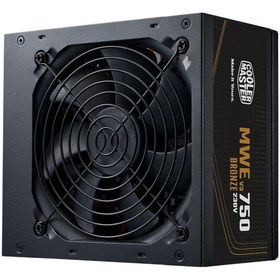 Resim Cooler Master MWE V3 750W 80+ Bronze ATX 3.1 120mm Fanlı PSU 