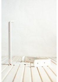 Resim Dekoratif Metal Raf Ayağı (Tekli - Beyaz) 