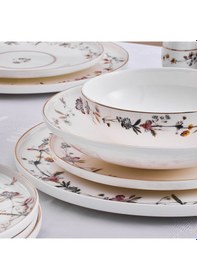 Resim Aryıldız Alesta 60 Parça 12 Kişilik Porselen Yemek Takımı Ar259351 Çok Renkli 