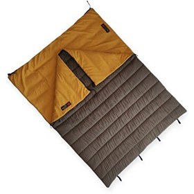 Resim Naturecamp Era 350 -15 Derece Birleşebilir Çift Kişilik Kahverengi Uyku Tulumu 