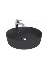 Resim Creavit Loop LP146-00AM00E Masa Üstü Çanak Lavabo Extra Mat Antrasit 45 CM 