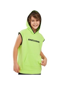 Resim Skechers Erkek Çocuk Sweatshirt Sk241119-302 Yeşil 