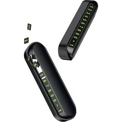 Resim Butik Araç Içi Park Telefon Numarası Fosforlu Numaratör Oto Cam Kartı 