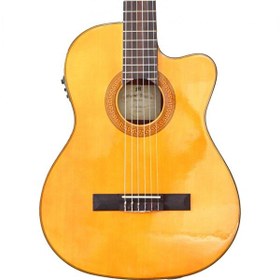 Resim Miguel Angela MA5CE-N Naturel Elektro Klasik Gitar (Kılıf ve Pena) 