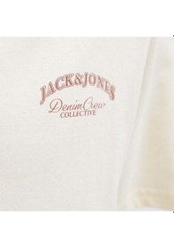 Resim Jack & Jones Jack&jones Brandes Backp Relaxed Erkek Çocuk Ekru Tişört 