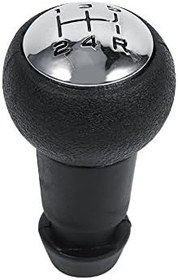 Resim Evrensel Siyah Araba 5 Vites Vites Kolu Vites Topuzu, Araba Vites Kolu Topuzu Çubuk Kafa Seviyesi, Çubuk Vites Topuzu Otomotiv Manuel Şanzıman Kılavuzu 307 için 