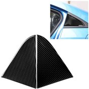 Resim Chevrolet Cruze 2009-2015 İçin Araba Karbon Fiber Arka Üçgen Cam Dekoratif Etiket, Sol Ve Sağ Sürücü Evrensel 1 Adet 