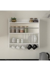 Resim Dekorister Dellana Mutfak Dolabı Beyaz 