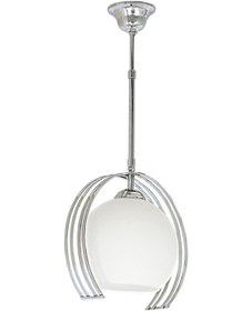 Resim Mylights Krom Tekli Opal Camlı Modern Spor Tekli Avize 