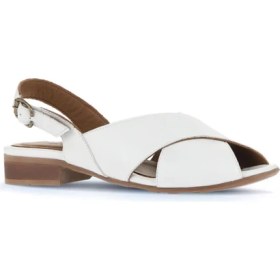 Resim Bueno Shoes Beyaz Deri Kadın Topuklu Sandalet 01WA6402 01WA6402 