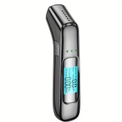 Resim Taşınabilir Alkol Test Cihazı, USB Şarj ile Dijital Alkol Ölçer, LCD Ekran, Uzun Pil Ömrü, 2.5cm Geniş Ağızlık, Kişisel Kullanım İçin Profesyonel Hassasiyet 