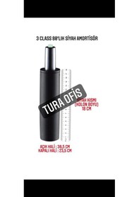 Resim Turaofis Tura Ofis 80'Lik Siyah Amortisör Ofis Koltuğu Yedek Parçası 