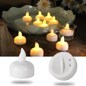 Resim 6/15 Adet Alevsiz Yüzen Mumlar Su Aktifli Çay Işıkları, Pil İşletimli Sıcak Beyaz LED Titrek Tealight Mumlar, Düğün, Parti, Merkez Parçası, Havuz, Noel Dekorasyonu 