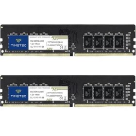 Resim Timetec 16GB KIT(2X8GB) Ddr4 2400 Mhz PC4-19200 Ecc Olmayan Arabelleksiz 1.2V CL17 1rx8 Tek Sıralı 288 Pin Udımm Masaüstü Bilgisayar Bilgisayar Ram Bellek Modülü Yükseltme 