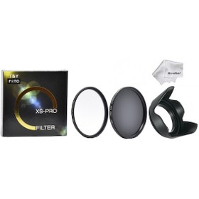 Resim Tianya 52 MM XS-Pro Slim UV + Slim ND8 Filtre + Yaprak Parasoley 