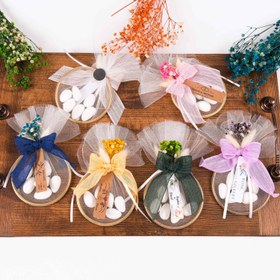 Resim Kişiye Özel Nikah Şekeri, Badem Şekeri Düğün Hediyesi, Kına Hediyeleri, Nikah Hediyeleri 