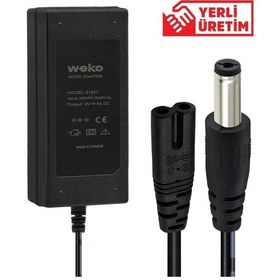 Resim Weko 9 Volt - 5 Amper Masaüstü Adaptör 5.5 2.5 Mm Uçlu Yerli Üreti M 